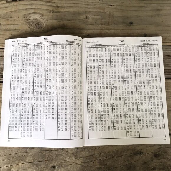 2013 Canadian Tide and Current Tables Volume 3 St Lawrence River Saguenay Fiord - Picture 4 of 5